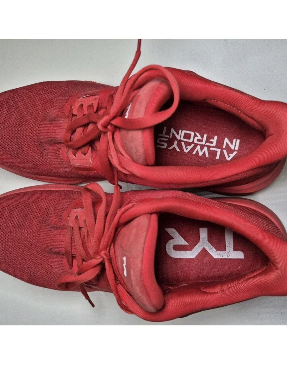 TYR Techknit RNR 1 Red Shoes Men Size 12 Women Size 13.5 Running Sneakers